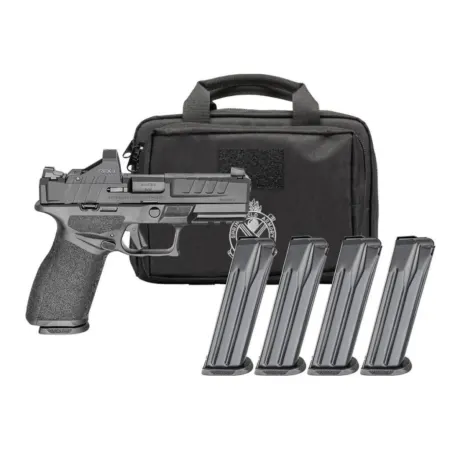 Springfield Gear Pac Echelon 4.0 FC Handgun 9mm Luger 15rd Magazines(4) 4" Barrel U-Dot Fixed & Green Dot Optic & Bag
