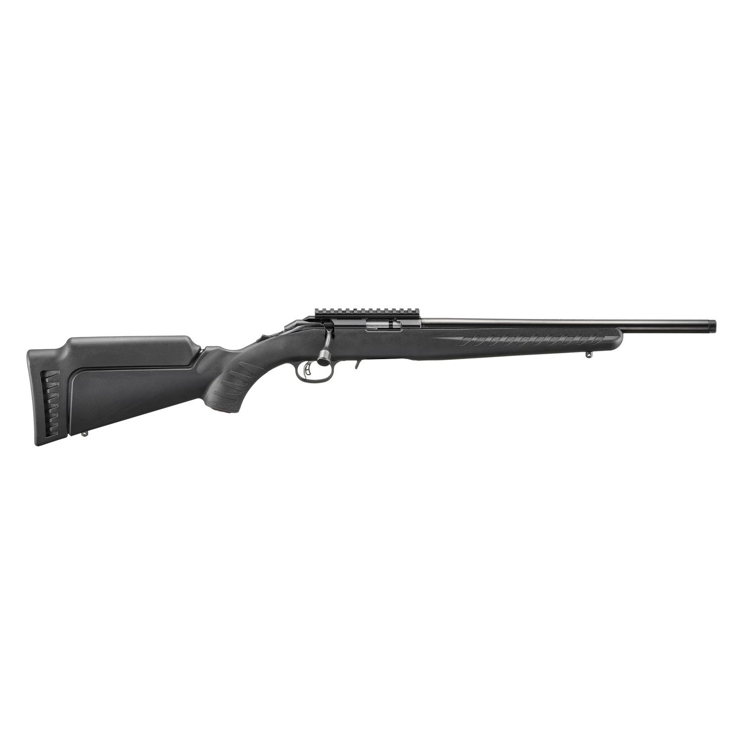 Ruger American Rimfire Rifle .17 HMR 9rd Magazine(1) 16.1" Threaded Barrel Black Synthetic Stock