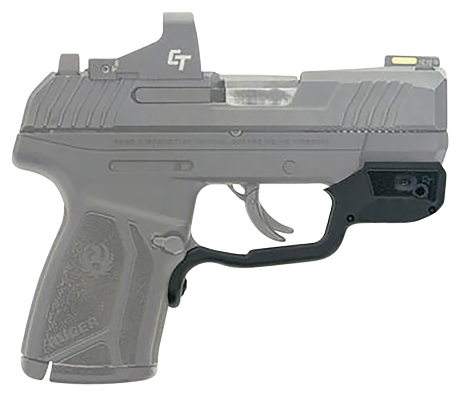 Crimson Trace 0102050 Laserguard  Ruger MAX-9, Green Laser Black Polymer