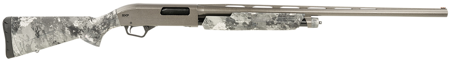 Winchester Repeating Arms 512449392 SXP Hybrid Hunter 12 Gauge 3" Chamber 4+1 (2.75") 28", Gray Barrel/Rec, TrueTimber Midnight Furniture, TruGlo Fiber Optic Sight, Includes 3 Invector-Plus Chokes