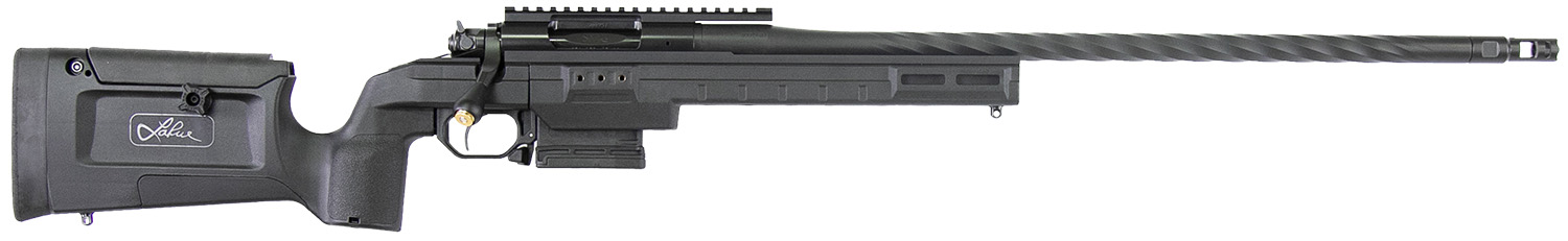 Larue Tactical LTKRGSIETE300WSM24BLK Siete Magnum 300 WSM 3+1 24" Sendero Fluted Barrel Black Right Hand