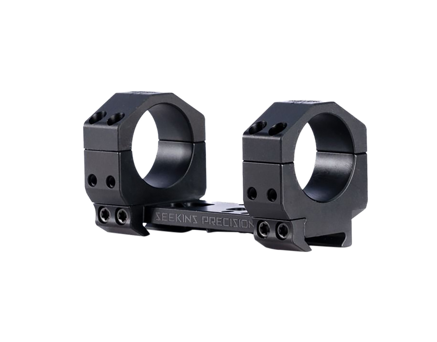 Seekins Precision 0010650100-F Precision Mount  Black 7075 Aluminum 34mm Tube