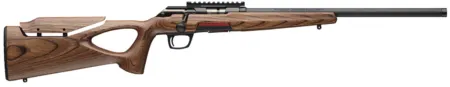 Winchester Repeating Arms 5252281003 Xpert Target 21 Sharp 10+1 18" Matte Black Threaded Bull Barrel, Matte Black Picatinny Rail Steel Receiver, Brown Adj Comb & LOP Thumbhole Laminate Stock