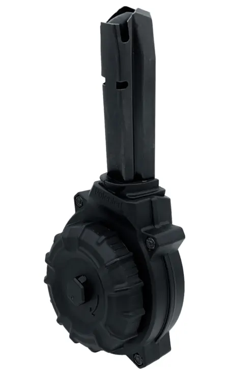 ProMag DRMA64   50rds Drum 40 S&W Black Polymer
