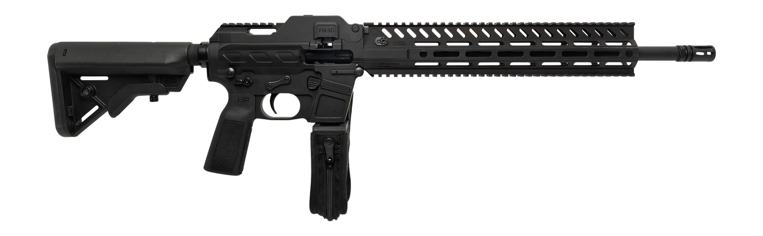 Freedom Ordance FM9D16-BLK FM9D  9mm Luger 33+1 16" Black Anodized Barrel, Black Anodized Receiver, Black Polymer Grip