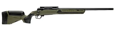 Savage Arms 32637 110 Core Predator Full Size 243 Win 10+1 22" Medium Heavy Fluted Barrel, Arca Rail Forend, Hunter Green AccuStock w/AccuFit V2 Synthetic Stock, Left Hand