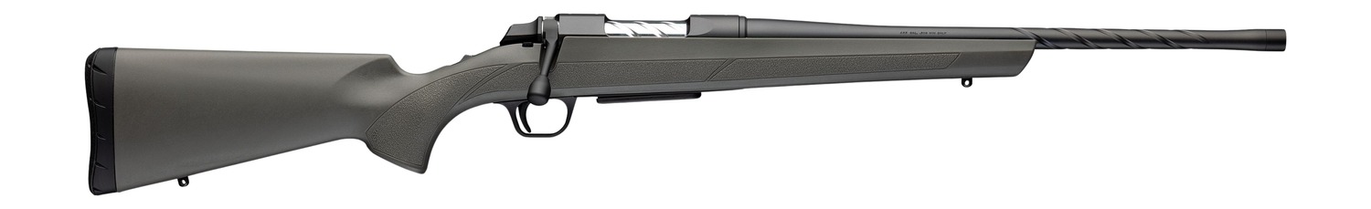 Browning 035845282 AB3 Pro SPR Full Size 6.5 Creedmoor 4+1 18" Matte Blued Spiral Fluted Threaded Barrel, Matte Blued Drilled & Tapped Receiver, Gray/Green Fixed Synthetic Stock
