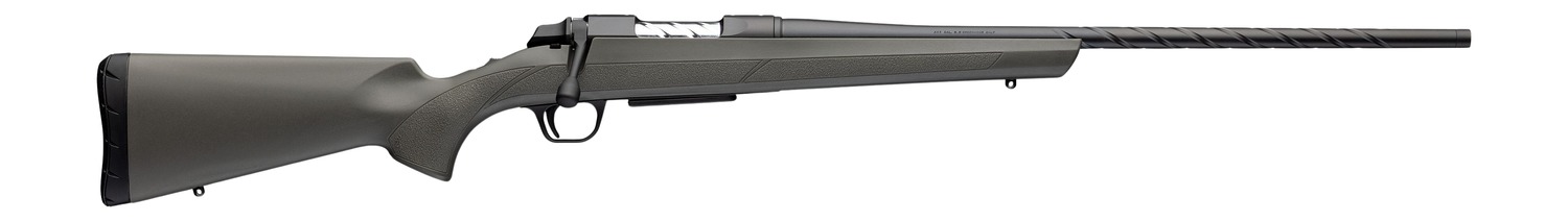 Browning 035851218 AB3 Pro Full Size 308 Win 4+1 22" Matte Blued Spiral Fluted Threaded Barrel, Matte Blued Steel Drilled & Tapped Receiver, Gray/Green Fixed Synthetic Stock, Right Hand