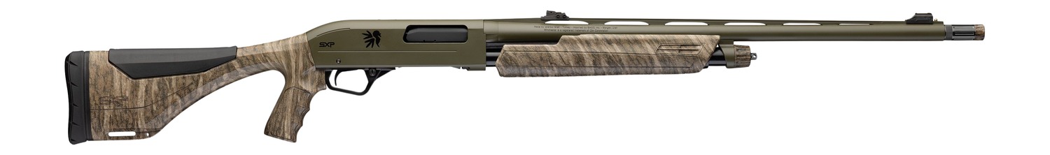 Winchester Repeating Arms 512478690 SXP Long Beard NWTF 20 Gauge Pump 3" 5- 2.75" Shells 24" OD Green Perma-Cote Vent Rib Barrel, Drilled & Tapped Receiver, Adj Comb & LOP w/Pistol Grip Mossy Oak Bott