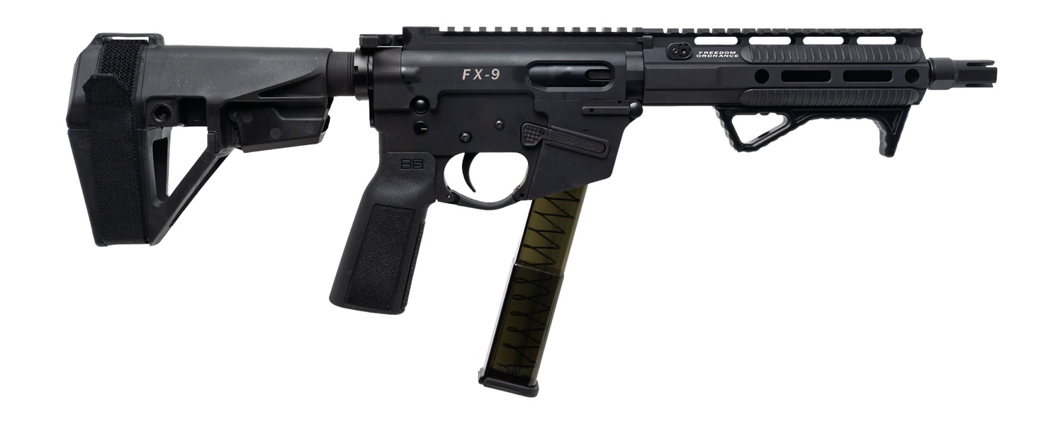 FREEDOM ORDNANCE FX9P8E-BLK   9MM 8"   SBA5 BRACE