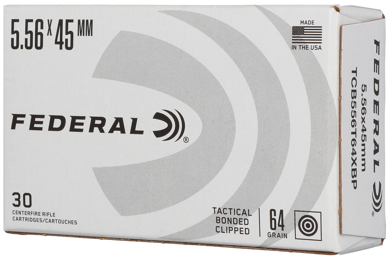 FED TCB556T64XBP 556X45 64GR BONDED SP CLIP 20/30