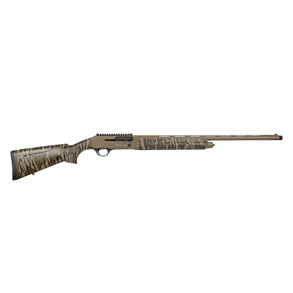 Charles Daley 601 Semi-Auto Shotgun 20ga 3" Chamber 4rd Capacity 26" Barrel Bottomland Camo Synthetic FDE Receiver