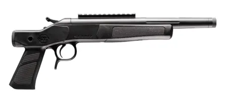 CVA CP801 Scout XP 223 Rem 1rd 11.50" Matte Stainless Steel Fluted Threaded Barrel, Picatinny Rail, Graphite Black XP Pistol Grip