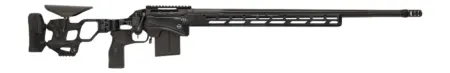 Cadex Inc CDXSSPRO6526CP20I2B1N CDX-SS Seven S.T.A.R.S. Pro 6.5 Creedmoor 10+1 26" Black DLC Fluted Threaded Barrel, Black Cerakote Receiver, ARCA Rail,  M-LOK Handguard, Black Adjustable Folding Butt