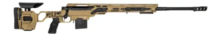 Cadex Inc CDX30LITE6524BR20I2B1N CDX-30 Lite 6.5 Creedmoor 10+1 24" Black DLC Fluted Threaded Barrel, Hybrid Tan Cerakote Receiver w/Picatinny Rail, M-LOK Handguard, Adjustable Folding Hybrid Tan Butt