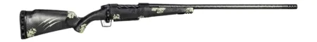 Fierce Firearms ROGSCX7PRC20BF Carbon Rogue XP 7mm PRC 3+1 20" Carbon Fiber Match Grade Threaded Barrel, Black Cerakote Steel Drilled & Tapped Receiver, BiPod Rail Forend, Forest Camo Fixed Carbon Fib