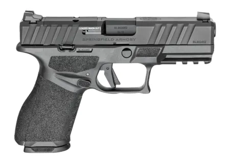 Springfield Armory ECA9409BCA Echelon Alpha 40.C 9mm Luger 10+1 4" Black Melonite Barrel & Optic Ready/Serrated Slide, Black Polymer Frame w/Picatinny Rail Adaptive Texture Grip, *CA Compliant