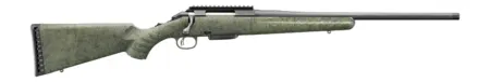 Glenfield 52008 Model A  Full Size 223 Rem 5+1 20" Matte Black Threaded Barrel, Matte Black Alloy Steel Receiver w/Picatinny Rail, Moss Green Splatter Fixed Synthetic Stock, Right Hand