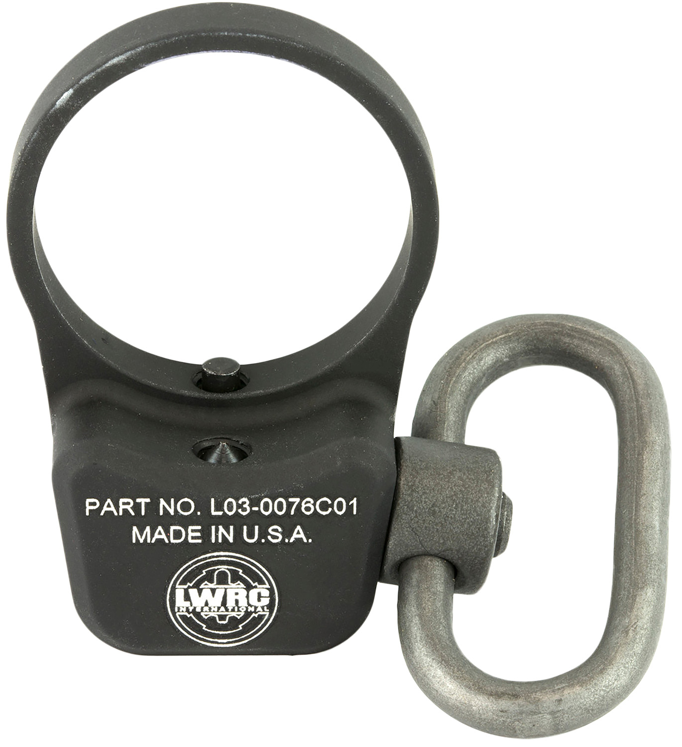 LWRC 2000072A01 Sling Mount  Metal Black Quick Detach