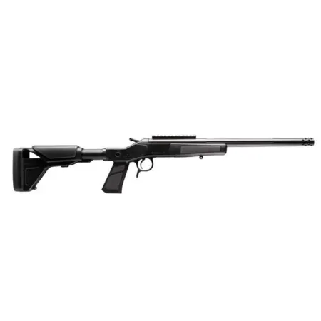 CVA Scout XP-SB Rifle 6mm ARC Single Shot 16.5" Threaded Fluted Stainless Steel Barrel w/Graphite Black Stock