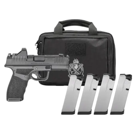 Springfield Gear Pac Hellcat Pro Comp OSP Handgun 9mm Luger 10rd Magazines(4) 3.7" Barrel Green Dot & Bag CA Compliant