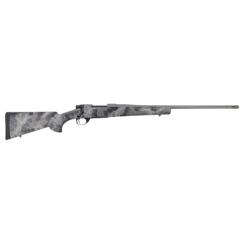 Howa M1500 Fence Line Mini Action Rifle 6mm ARC 5rd Capacity 22" Threaded Barrel Light Grey Camo Stock