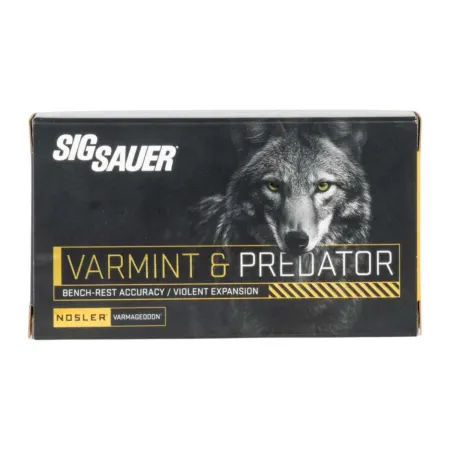 Sig Sauer Varmint & Predator Rifle Ammunition 243 Win 70 gr PT 20/ct
