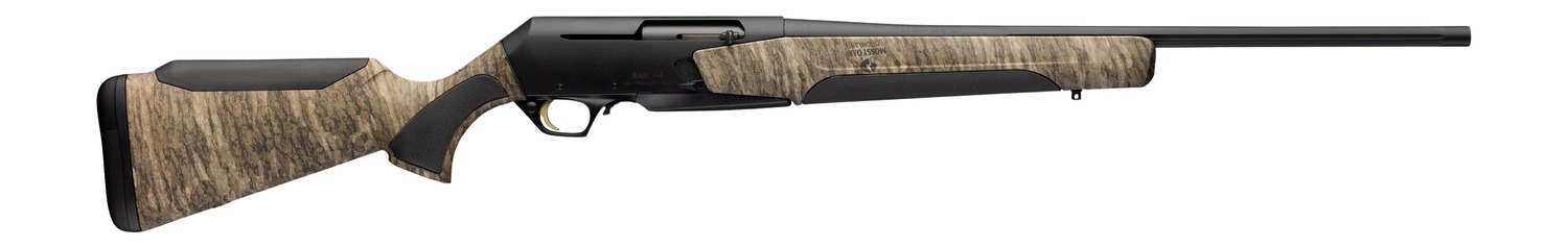 Browning 039029224 BAR MK4 Hunter Full Size 270 Win 4+1 22" Matte Blued Steel Barrel &  Aluminum Alloy Drilled & Tapped Receiver, Mossy Oak Bottomland Adj Shim Synthetic Stock