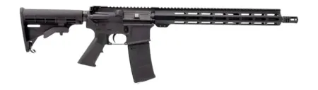 Andro Corp Industries 55616BB ACI-15 Bravo 5.56 NATO 30+1 16" Black Nitride Threaded Barrel, Black Anodized Aluminum Receiver w/Picatinny Rail, M-LOK Handguard, M4 Black Polymer Stock, A2 Grip, Ambide
