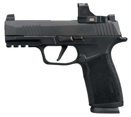 Sig Sauer 365XCA9BXR3PRS P365 XMacro w/Optic Compact 9mm Luger 17+1 3.70" Black Nitron Stainless Steel Serrated w/Sig ROMEO-X Compact Slide, Black Stainless Steel Frame w/Beavertail & Picatinny Rail,