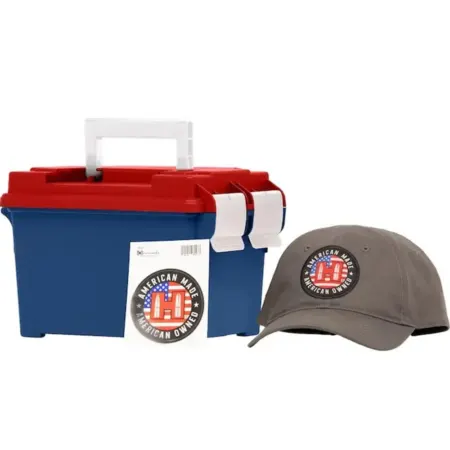 Hornady Frontier 250th Anniversary Ammo Can Combo 5.56mm NATO 55gr FMJ 3240 fps 250/ct w/ Hat and Sticker