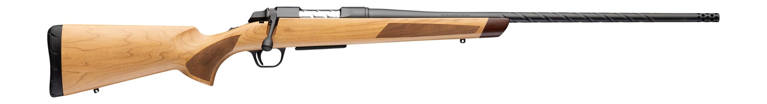 Browning 035849226 AB3 Pro Hunter Deluxe Full Size 30-06 Springfield 4+1 22" Matte Blued Spiral Fluted Threaded Barrel, Matte Blued Steel Drilled & Tapped Receiver, Maple Fixed Stock