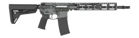 Vktr Industries V31100916648 VK-1 5.56 NATO 30+1 13.70" Black Threaded Barrel, Sniper Gray Cerakote Aluminum Receiver w/Picatinny Rail, M-LOK Handguard, Black Magpul MOE SL Polymer Stock, Magpul K2 Gr