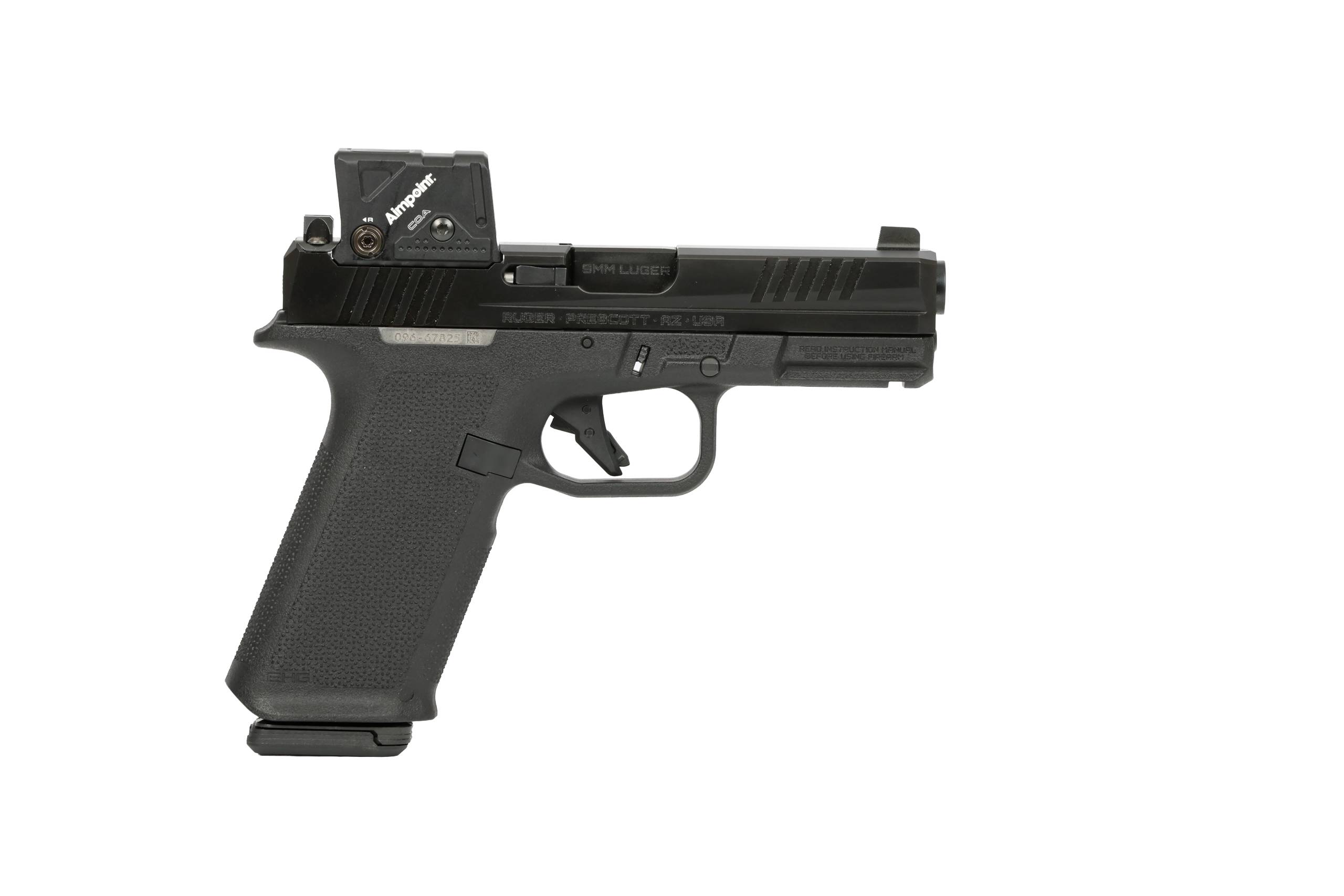 RUGER RXM 9MM BLK/BLK 17+1 4" COA