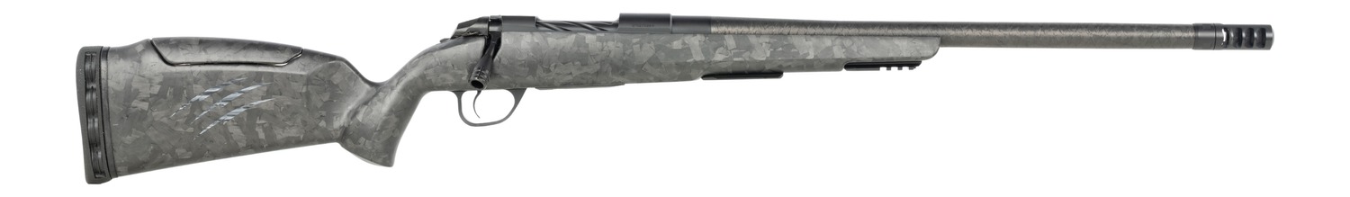 Fierce Firearms  CT Rage LR Full Size 300 PRC 3+1 20" Carbon Fiber Match Grade Threaded Barrel, Black Cerakote Titanium Drilled & Tapped Receiver, Picatinny Rail Forend, Carbon Matrix Push Button Adj