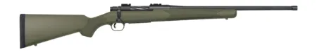Mossberg 28080 Patriot  450 Bushmaster 4+1 20" Matte Blued Threaded Barrel, OD Green Synthetic Stock