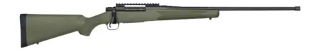 Mossberg 28223 Patriot  6.5 PRC 4+1 24" Matte Blued Fluted Threaded Barrel, OD Green Synthetic Stock