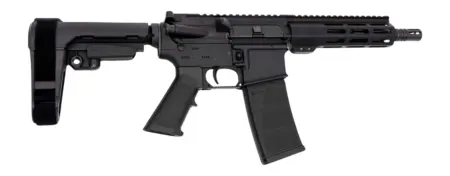Andro Corp Industries 3008CB ACI-15 CQB 300 Blackout 30+1 8" Black Nitride Threaded Barrel, Black Anodized Aluminum Receiver w/Picatinny Rail, M-LOK Handguard, Black Polymer SBA3 Pistol Brace, A2 Grip