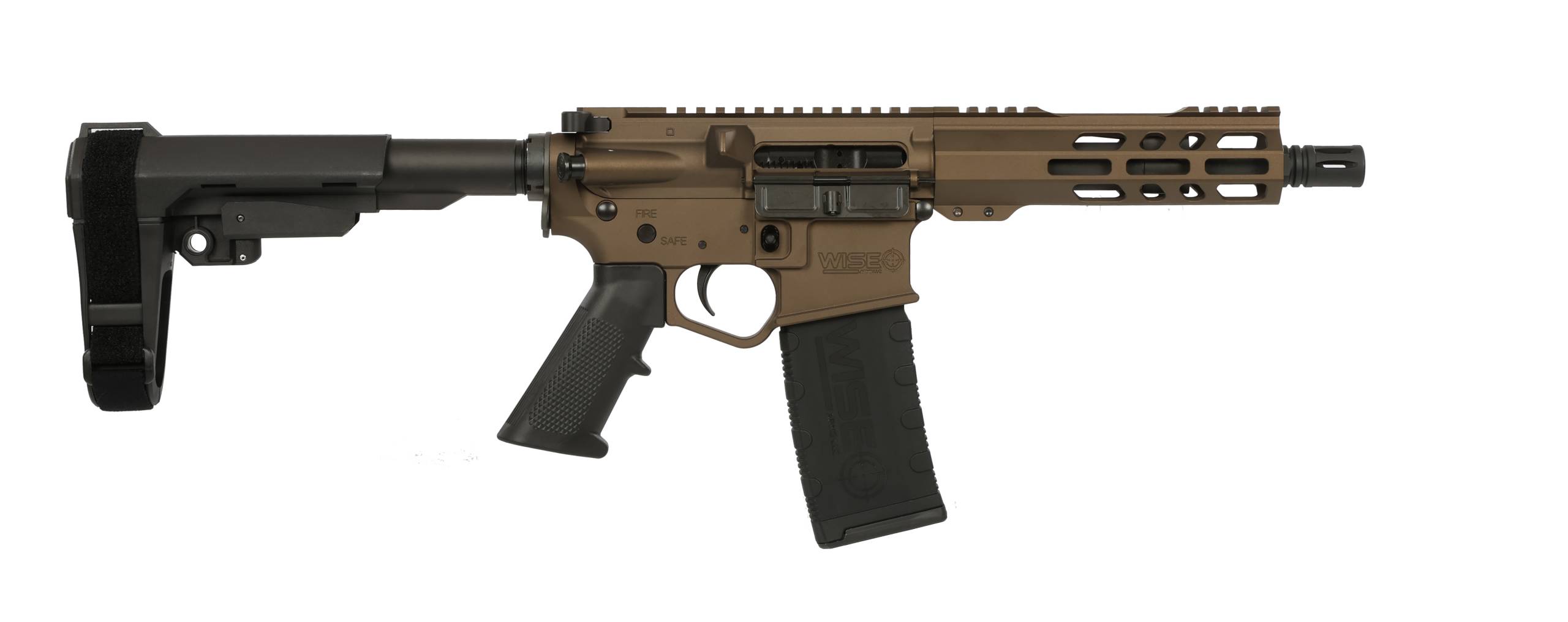 WISE ARMS WA-15B 300BLK BRZ 7.5" SBA3