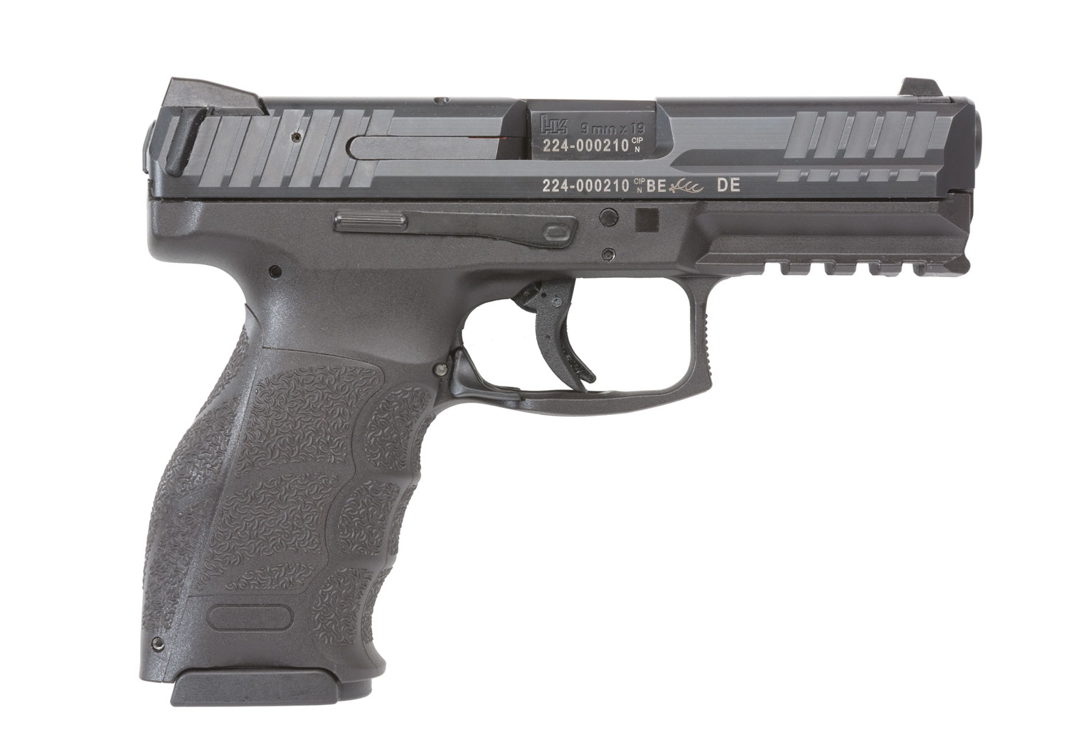HK 81000284 VP  9mm Luger 17+1 4.09" Barrel, Polymer Frame w/MIL-STD Accessory Rail, Serrated Steel Slide, Interchangeable Backstraps, Night Sights, Includes 3 17rd Magazines
