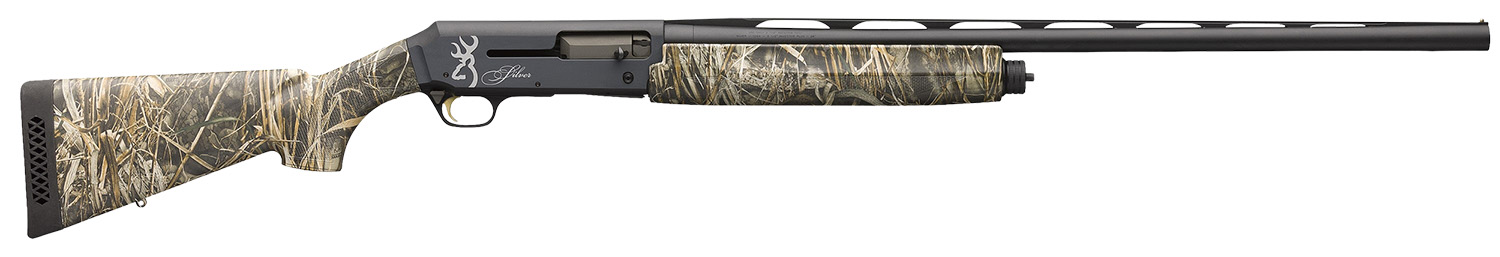 Browning 011435204 Silver Field 12 Gauge 3.5" 4+1 (2.75") 28" Barrel, Two-Tone Gray/Black Barrel/Rec, Realtree Max-7 Synthetic Furniture, 3 Chokes Included