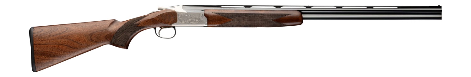 Browning 0183466004 Citori 825 Field Full Size 12 Gauge Break Open 3" 2rd 28" Gloss Blued Over/Under Vent Rib Barrel, Silver Nitride Engraved Steel Receiver, Fixed Grade II/III American Walnut Stock