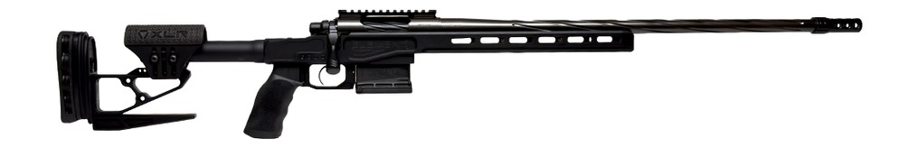 Horizon Firearms HRF-VAD-300W-22R Vandal DM 300 Win 22" Black Chrome Spiral Fluted Threaded Barrel, Black Chrome Receiver w/Picatinny Rail, ARCA Rail, Black Anodized XLR Element 4.0 Aluminum Stock, Po