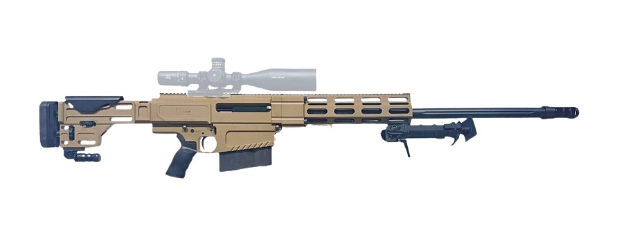 HM Defense HM50MAX50BMGFDE HM50 Max 50 BMG 10+1 29.25" Black Match Grade Threaded Barrel, FDE Cerakote Aluminum Receiver w/Picatinny Rail, M-LOK Handguard, Picatinny Rail/Arca Rail Forend, Adj Cheekpi