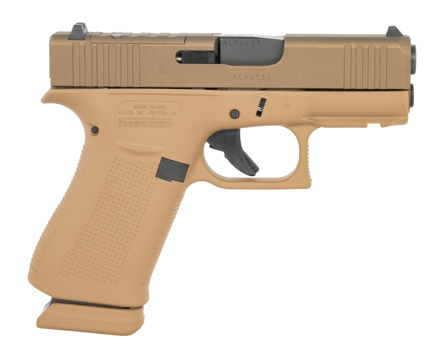 Glock UX4350204NR15ORDEBOT G43X 9mm Luger 15+1 3.41" Steel Serrated Slide Ambidextrous