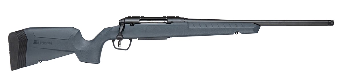 Savage Arms 33132 Axis 2  25-06 Rem 4+1 20" Matte Black Carbon Steel Threaded Barrel, Drilled & Tapped Receiver, Gray Fixed w/Pistol Grip Synthetic Stock, Right Hand