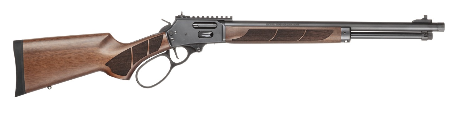 Smith & Wesson 1854 1854 America 250 Limited Edition 44 Rem Mag 9+1 19.25" Black Armornite Threaded Barrel, Engraved Black Armornite Stainless Steel Receiver w/Picatinny Rail, Walnut Forearm & Fixed S