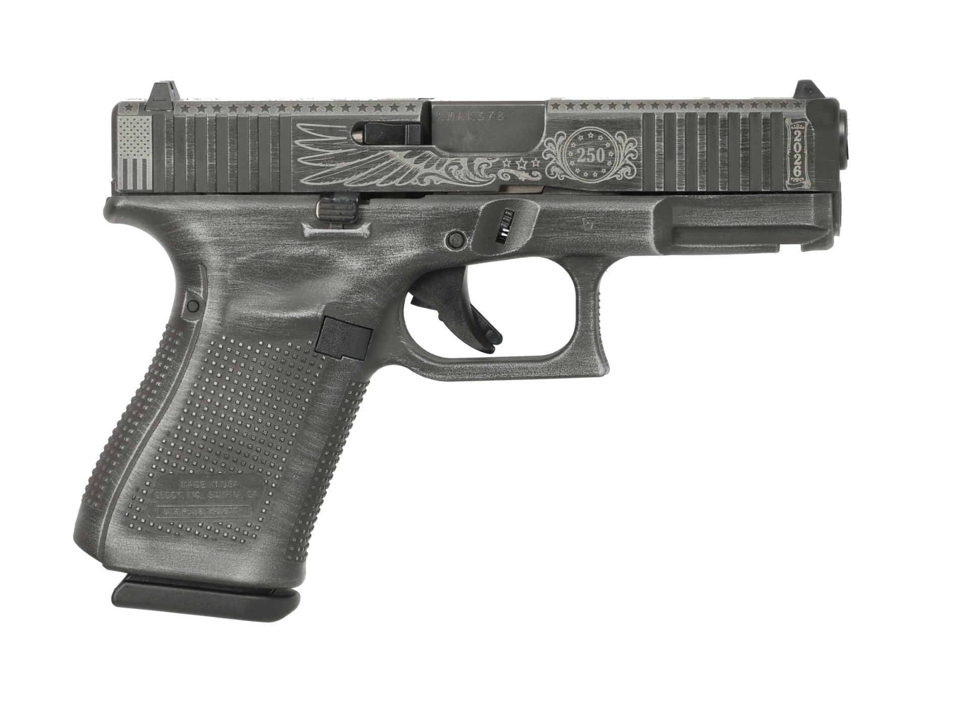 GLOCK G19 V 9MM 15+1 4.0" FS 250TH