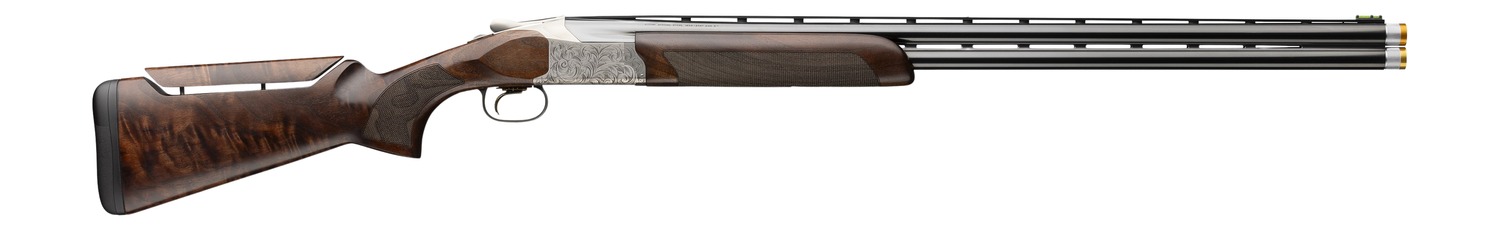 Browning 0183486002 Citori 825 Pro Sporting Full Size 20 Gauge Break Open 3" 2rd 32" Blue Polished Over/Under Vent Rib Barrel, Silver Nitride Engraved Steel Receiver, Adj Comb Grade III/IV Gloss Walnu