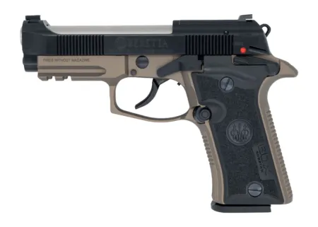 Langdon Tactical Tech 80X32ZTJBN Beretta Cheetah 80X 32 ACP 12+1 3.90" Stainless Barrel, Black Bruniton Carbon Steel Optic Ready/Serrated Slide, Bronze Anodized Aluminum Frame w/Picatinny Rail, Textur